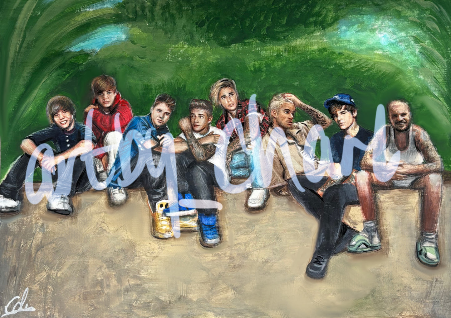 Justin Bieber Eras Art Print