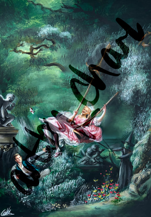The Swing Wicked Art Print