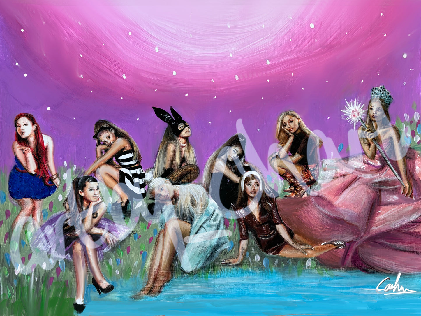 Ariana Grande Era’s Original Art Painting