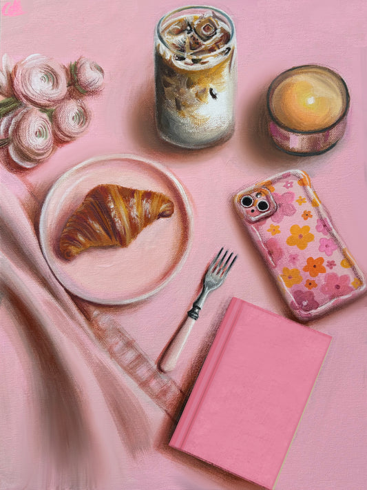 Girl Favourites Art Print