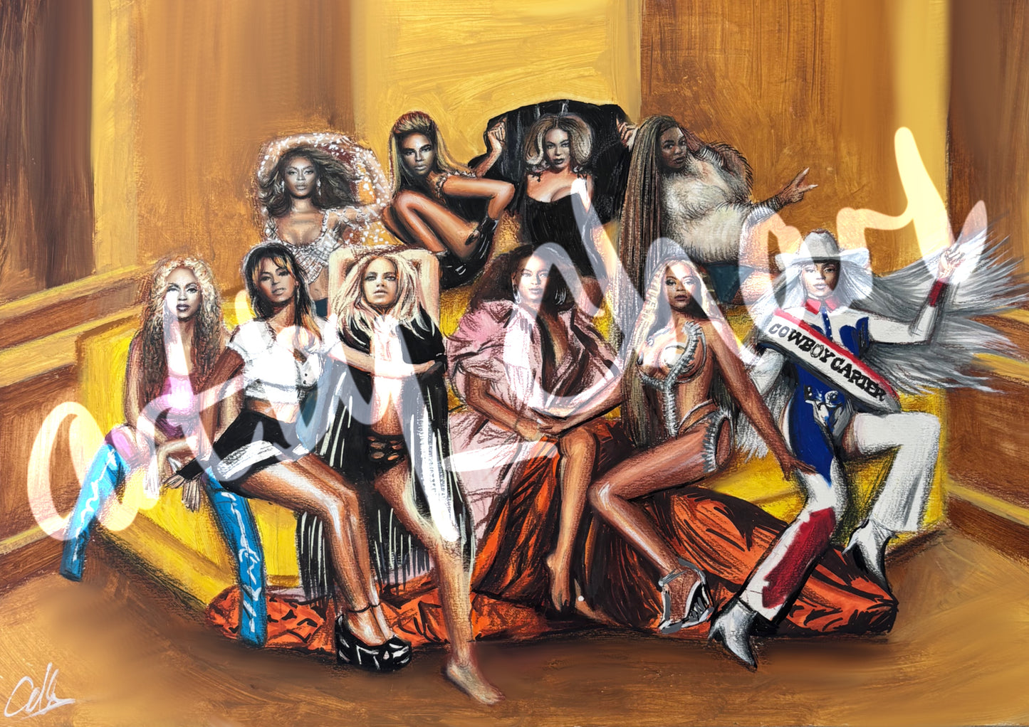 Beyoncé Era’s Original Art Painting