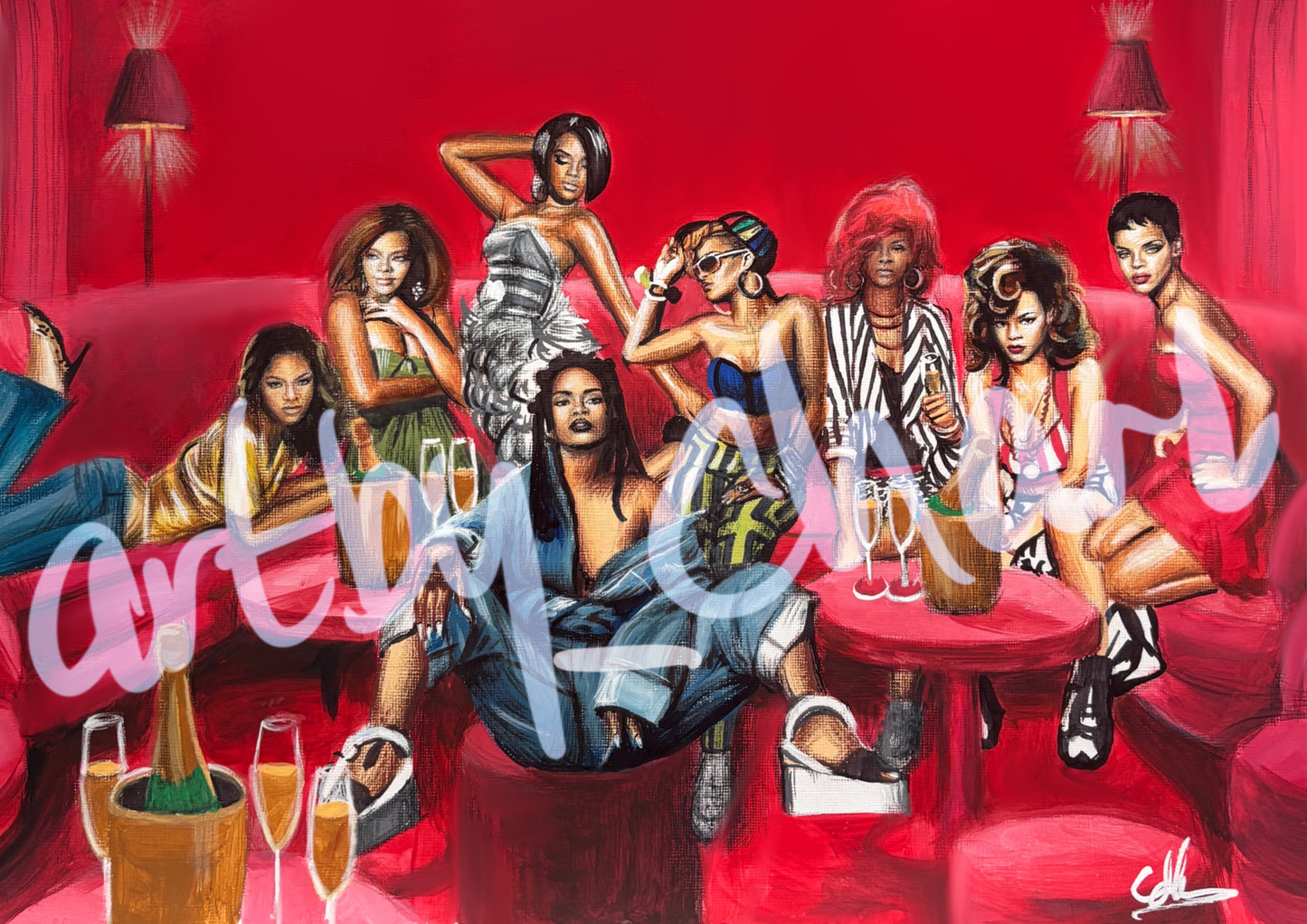 Rihanna’s Eras Art Print