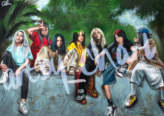 Billie Eilish Eras Art Print